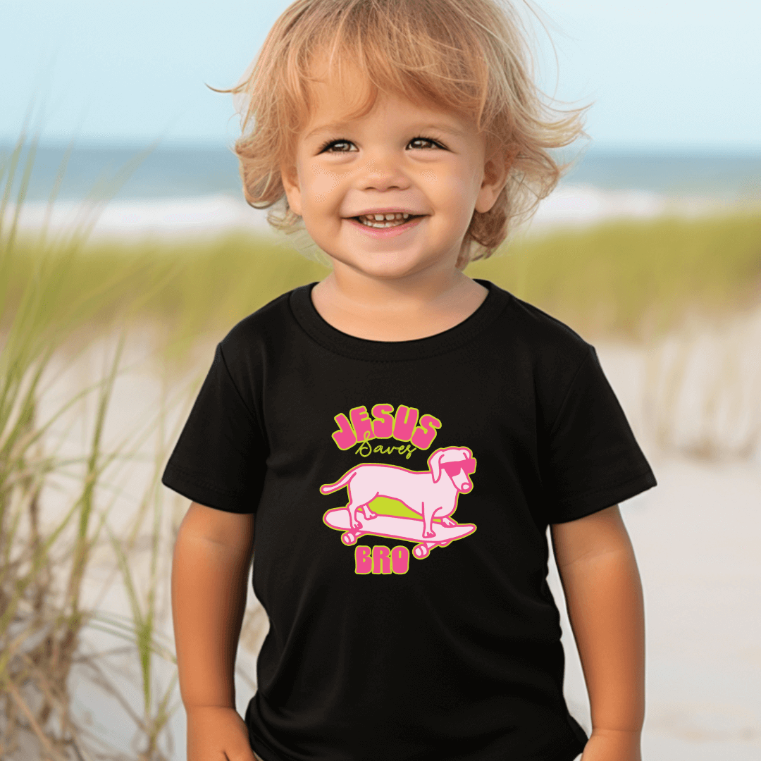 BACK TSHIRT FOR KIDS|JESUS SAVES BRO