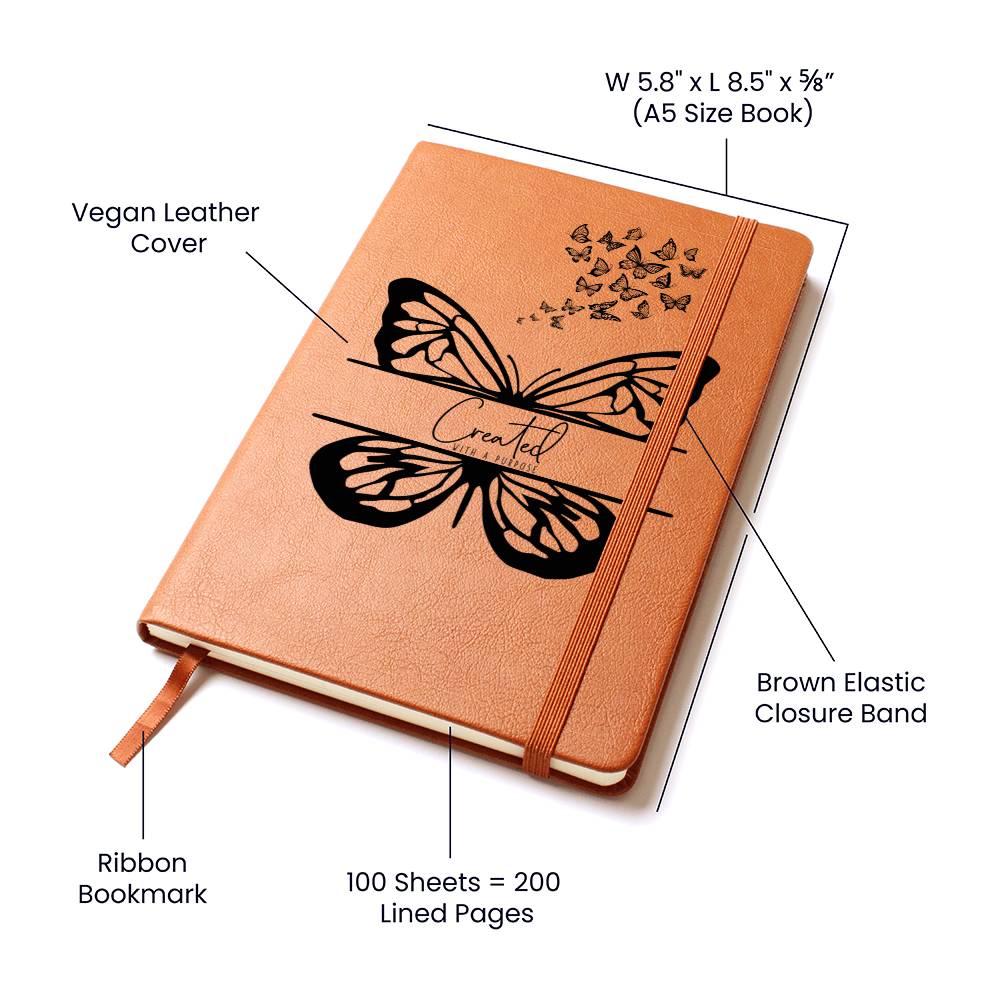 ELEVATED SPIRIT | CREATED WITH A PURPOSE BUTTERFLY JOURNAL - Elevated Spirit 