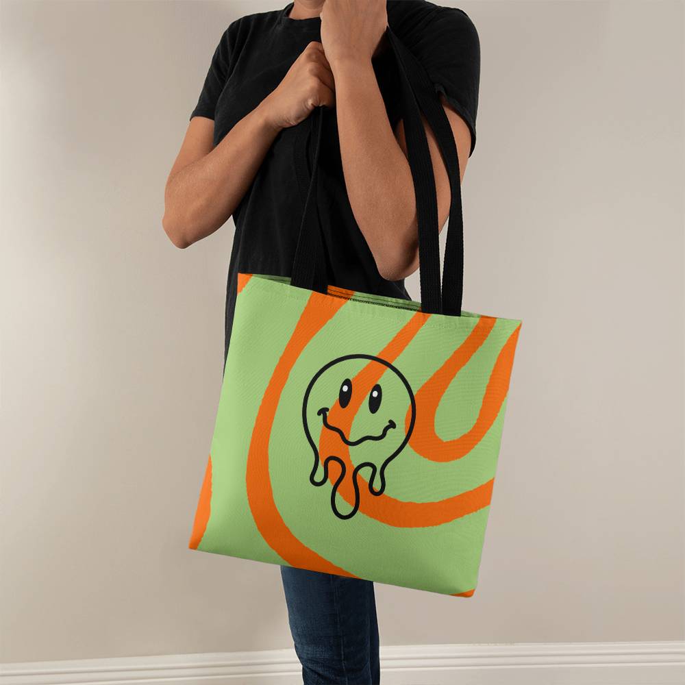 ELEVATED SPIRIT | MELTING HAPPY FACE - CHILD OF GOD TOTE BAG - Elevated Spirit 