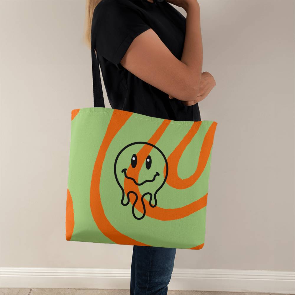 ELEVATED SPIRIT | MELTING HAPPY FACE - CHILD OF GOD TOTE BAG - Elevated Spirit 