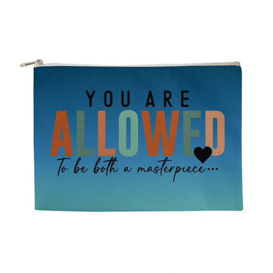 ELEVATED SPIRIT | YOU ARE ALLOWED TO BE A MASTERPIECE...| LARGE POUCH - Elevated Spirit 