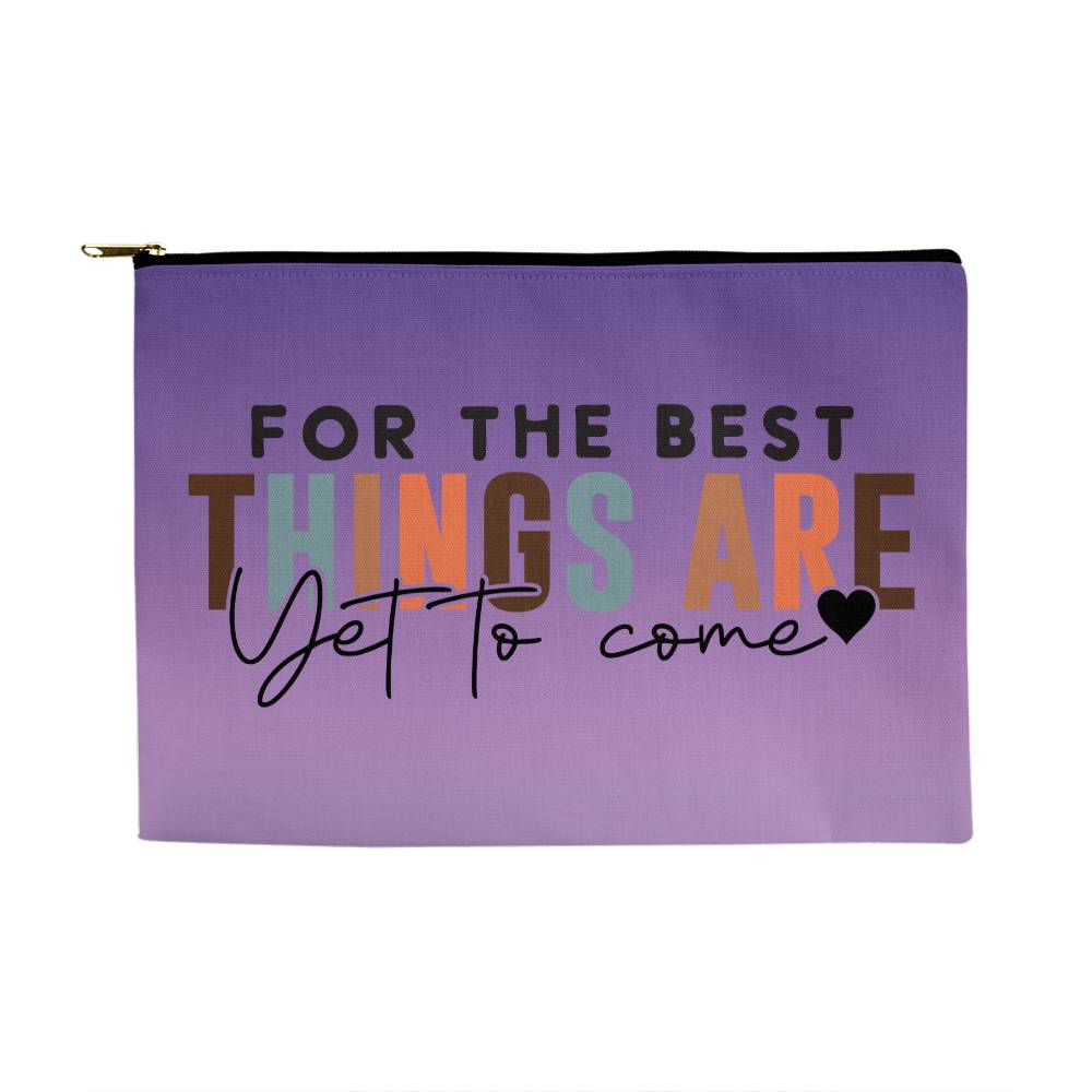 ELEVATED SPIRIT | FOR THE BEST THINGS ARE YET TO COME | LARGE POUCH - Elevated Spirit 