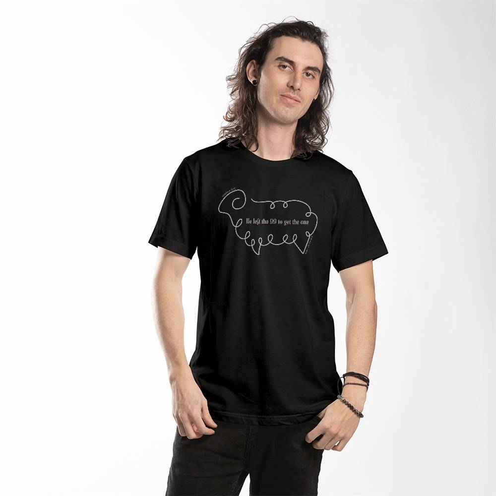 ELEVATED SPIRIT | HE LEFT THE 99 FOR THE ONE CHRISTIAN T-SHIRT FOR MEN AND WOMEN - Elevated Spirit 