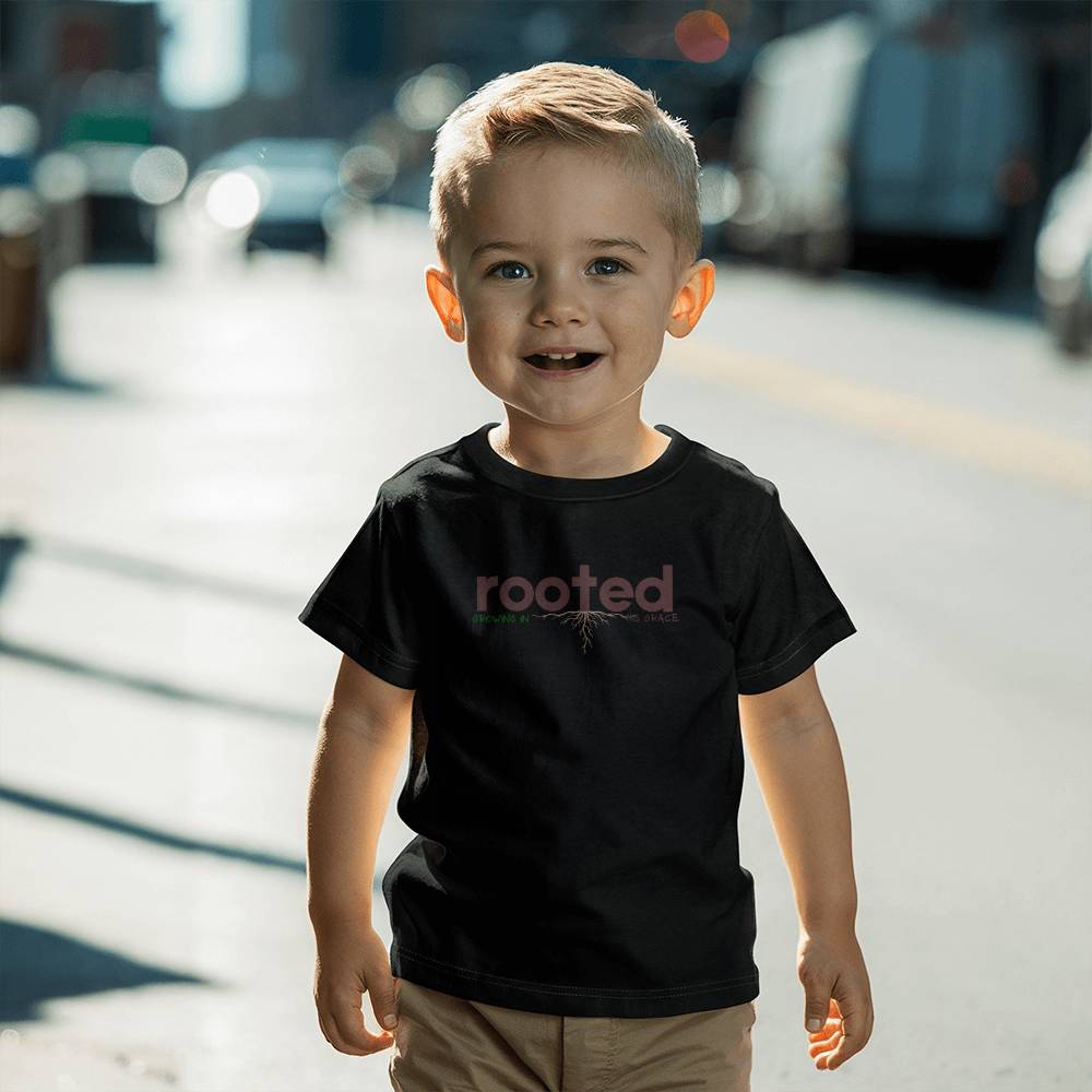 ROOTED GROWING IN HIS GRACE TODDLER CHRISTIAN TEE