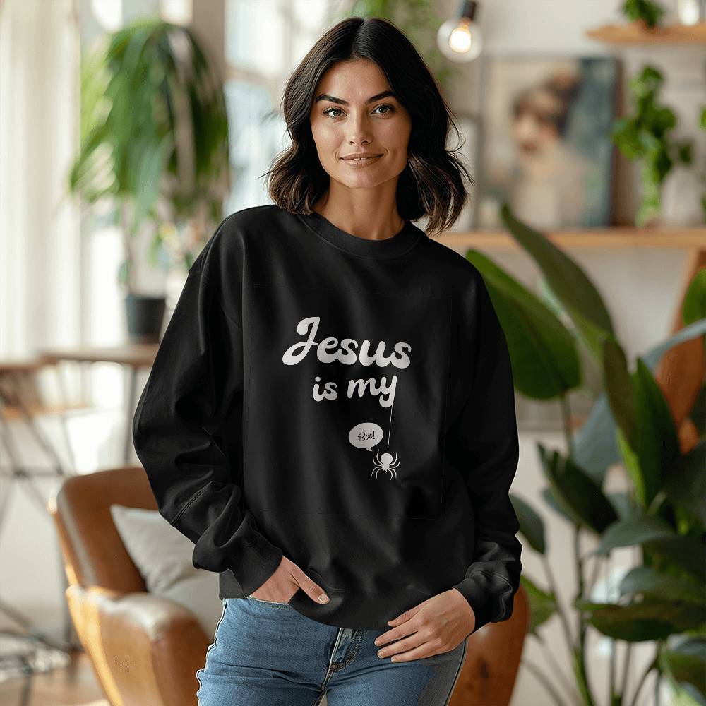 Halloween Jesus is my boo Christian crewneck 